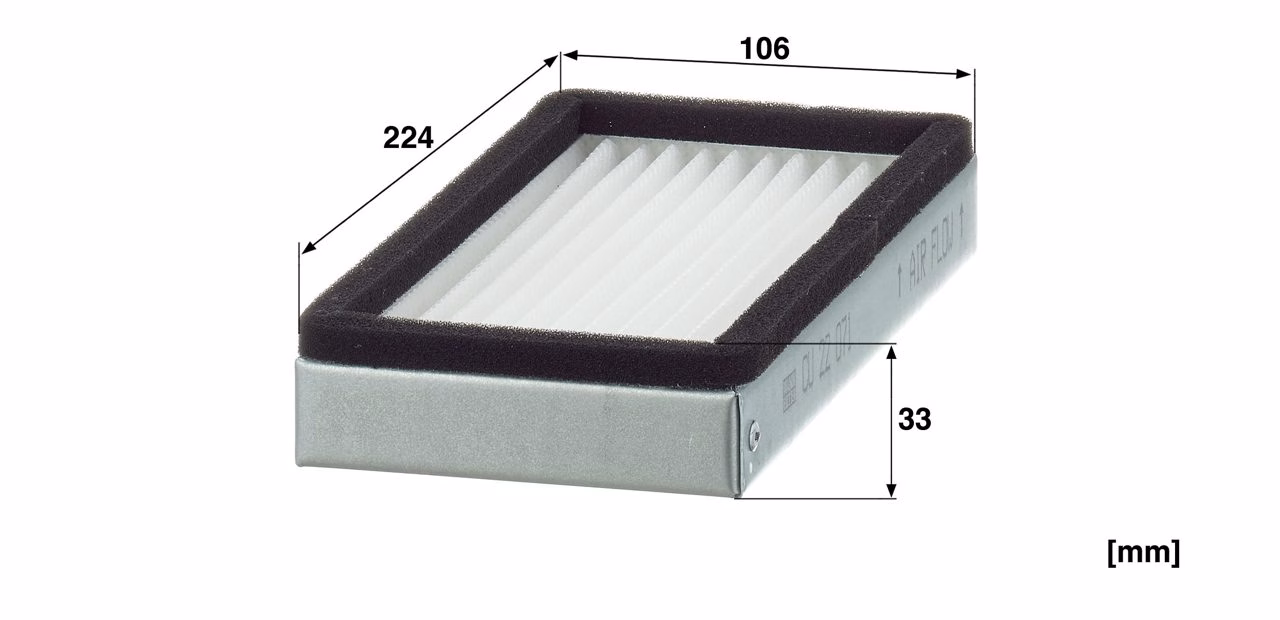 Filtro de habitáculo MANN-FILTER CU22071 1 Filtro de habitáculo MANN-FILTER CU22071