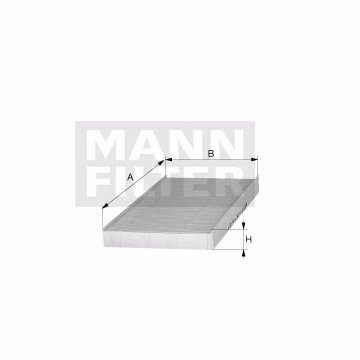 Filtro de habitáculo MANN-FILTER CU28004