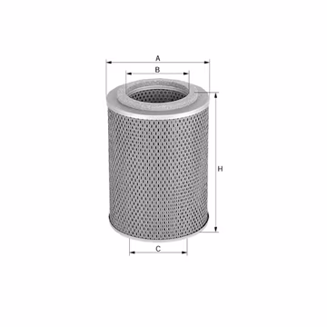 Filtro de aceite MANN-FILTER H1076x