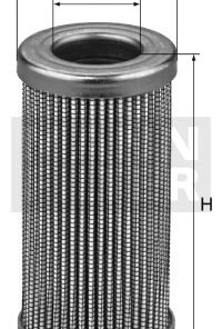 Filtro de hidraulico MANN-FILTER H30002
