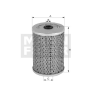 Filtro de aceite MANN-FILTER H614n 2 Filtro de aceite MANN-FILTER H614n