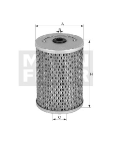 Filtro de aceite MANN-FILTER H614n