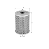 Filtro de aceite MANN-FILTER H614x