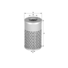 Filtro de aceite MANN-FILTER H617n 3 Filtro de aceite MANN-FILTER H617n