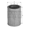 Filtro de hidráulico MANN-FILTER H8010 3 Filtro de hidráulico MANN-FILTER H8010