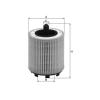 Filtro de aceite MANN-FILTER HU712/7x 2 Filtro de aceite MANN-FILTER HU712/7x