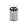 Filtro de aceite MANN-FILTER HU12009z