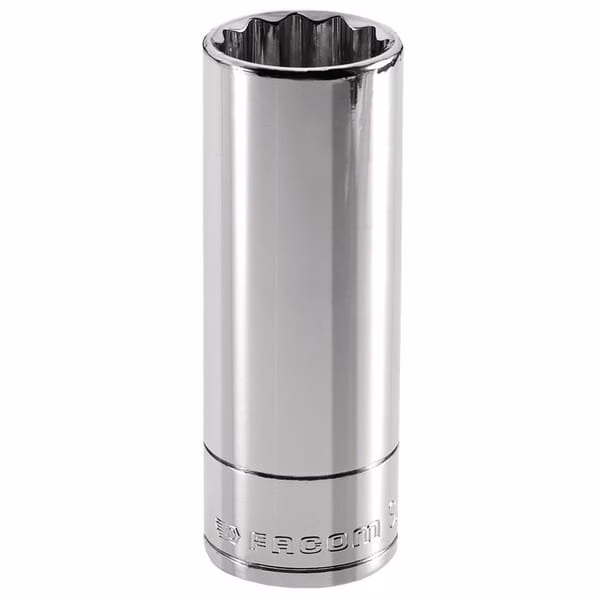 Vaso largo de 3/8", 12 puntas, 9 mm
