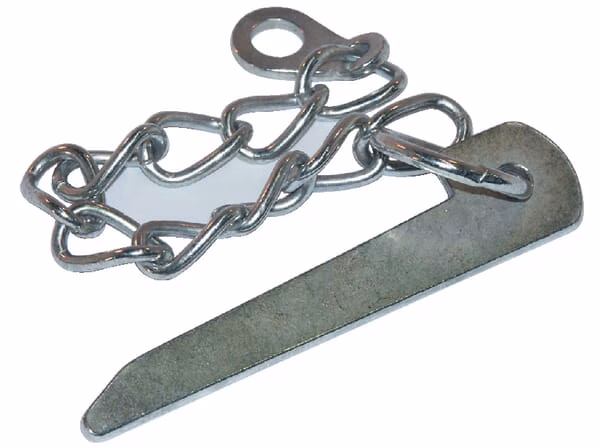Perno seguridad plano 114x3 mm