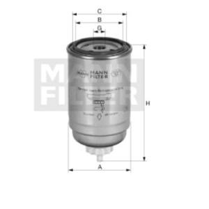 Filtro de combustible MANN-FILTER PL150