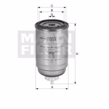 Filtro de combustible MANN-FILTER PL150