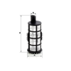 Filtro de combustible MANN-FILTER PU30/1x
