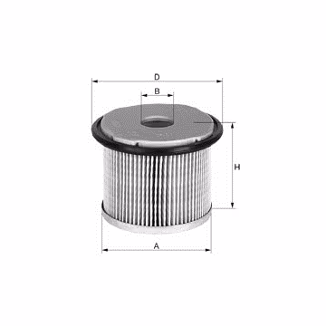Filtro de combustible MANN-FILTER PU731x