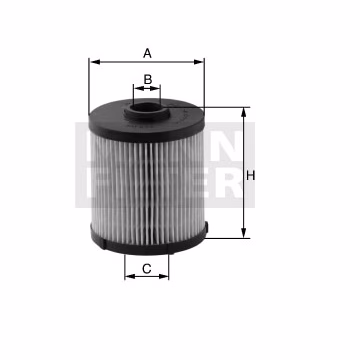 Filtro de combustible MANN-FILTER PU831x