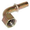 Racor para engastar en fondo plano DN6 - UNF 11/16 90°