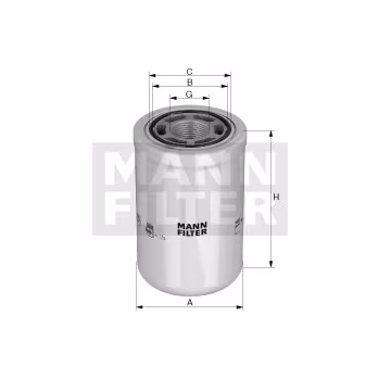Filtro de hidráulico MANN-FILTER W10020