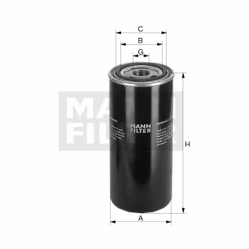 Filtro de hidráulico MANN-FILTER WD13006x