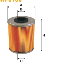 Filtro de combustible WIX AUTOMOCIÓN WF8166