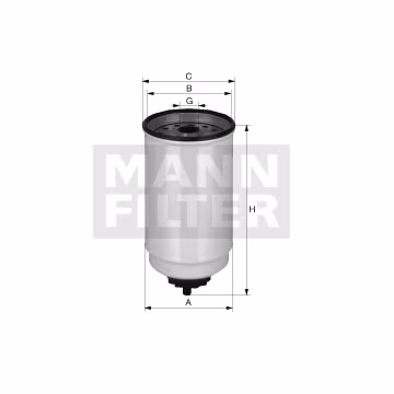 Filtro de combustible MANN-FILTER WK10017x