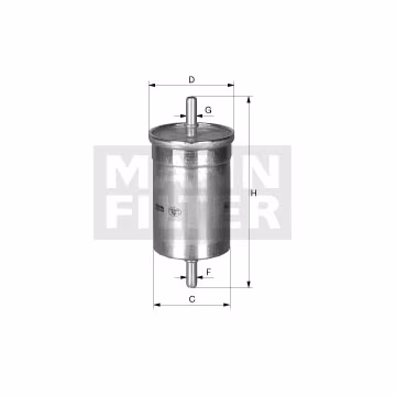 Filtro de combustible MANN-FILTER WK52/1