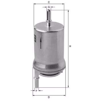 Filtro de combustible MANN-FILTER WK59x