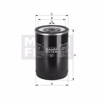 Filtro de combustible MANN-FILTER WK78