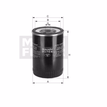 Filtro de combustible MANN-FILTER WK9150