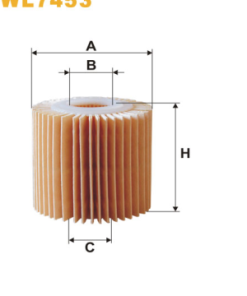 Filtro de aceite WIX AUTOMOCIÓN WL7453