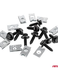 Alternative view of Juego de tornillos y clips de montaje 22 mm ⌀ 6 mm, 10 juegos AMIO-05033