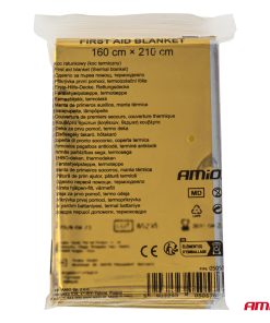 Manta de primeros auxilios, manta térmica 160 cm x 210 cm AMIO-05057 7 Manta de primeros auxilios, manta térmica 160 cm x 210 cm AMIO-05057 - Imagen 4