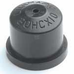 Tobera, estándar, chorro cónico HCX 80° 10 negro plástico Hypro