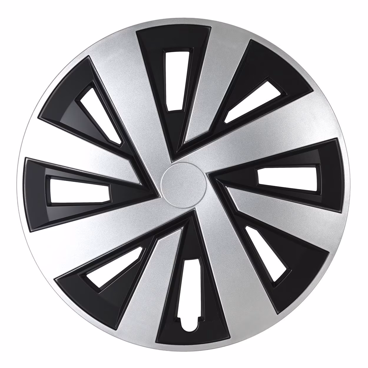 Tapacubos PLUTON 15" Plata&Negro